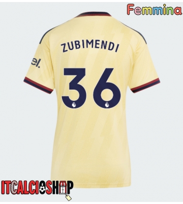 Arsenal Martin Zubimendi #36 Terza Maglia Femmina 2026-27 Manica Corta